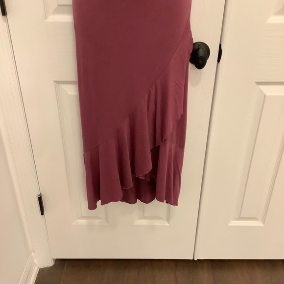 Juicy Couture ruffle dark red dress size L & XXL - Picture 2 of 5
